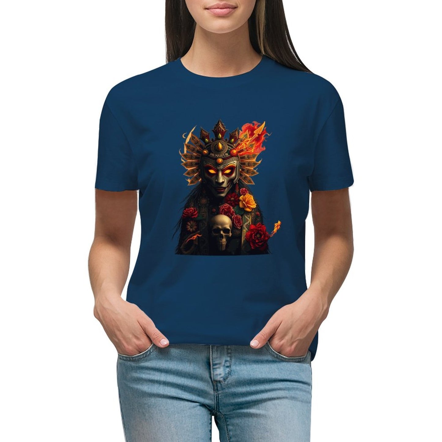 Lost Tribe of Munsieur T-Shirt for Women "Queen Isis" (High Definition & Front Printing)