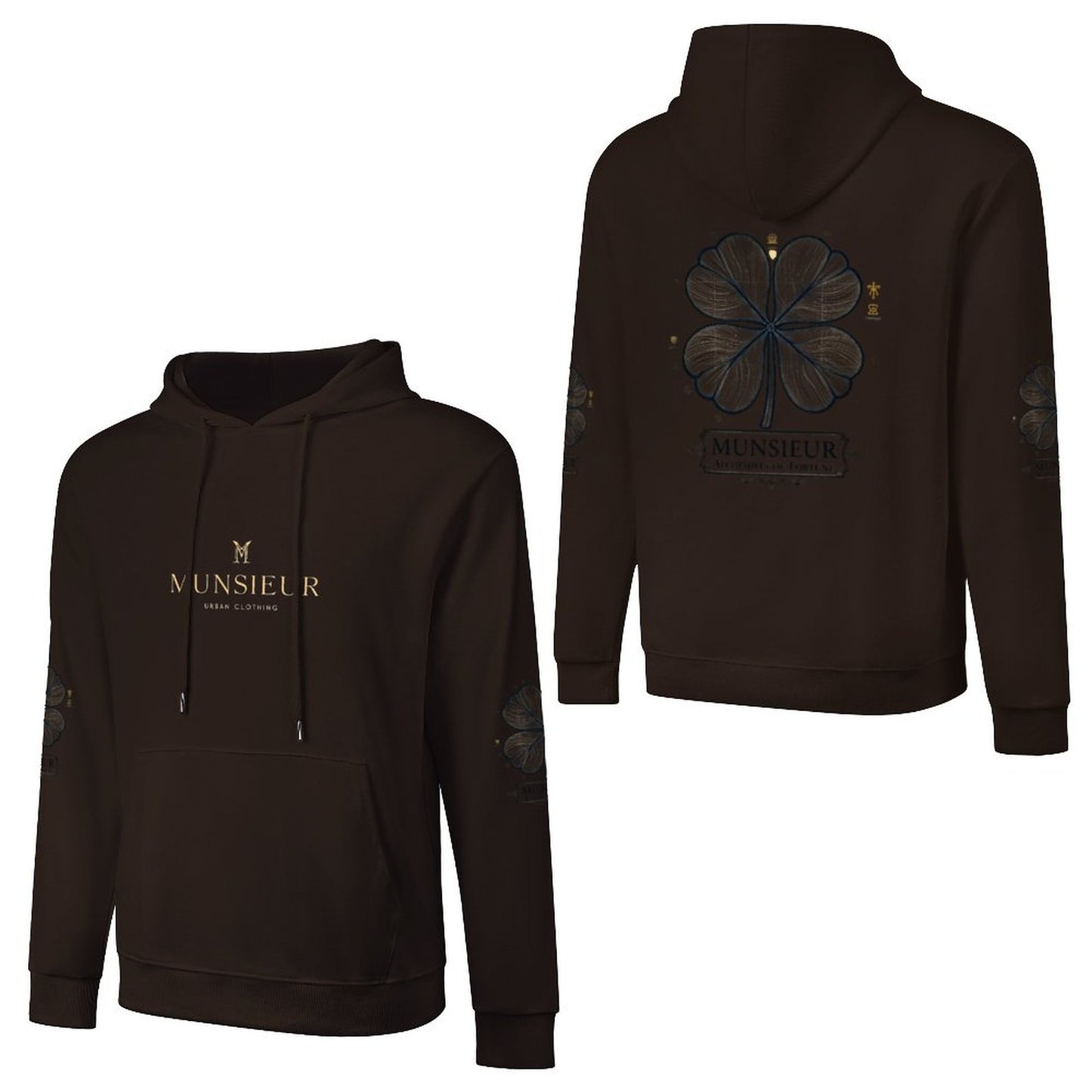 St. Patrick's Day Collection Cotton Men's Alchemist Hoodie with Pocket