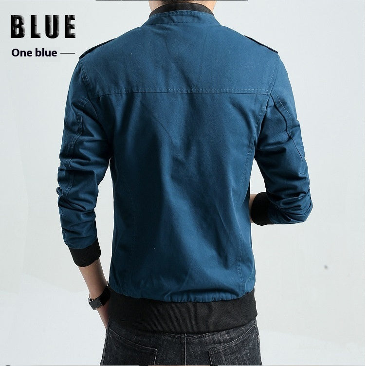 Men's Stand Collar Autumn And Winter Leisure Coat - Munsieur