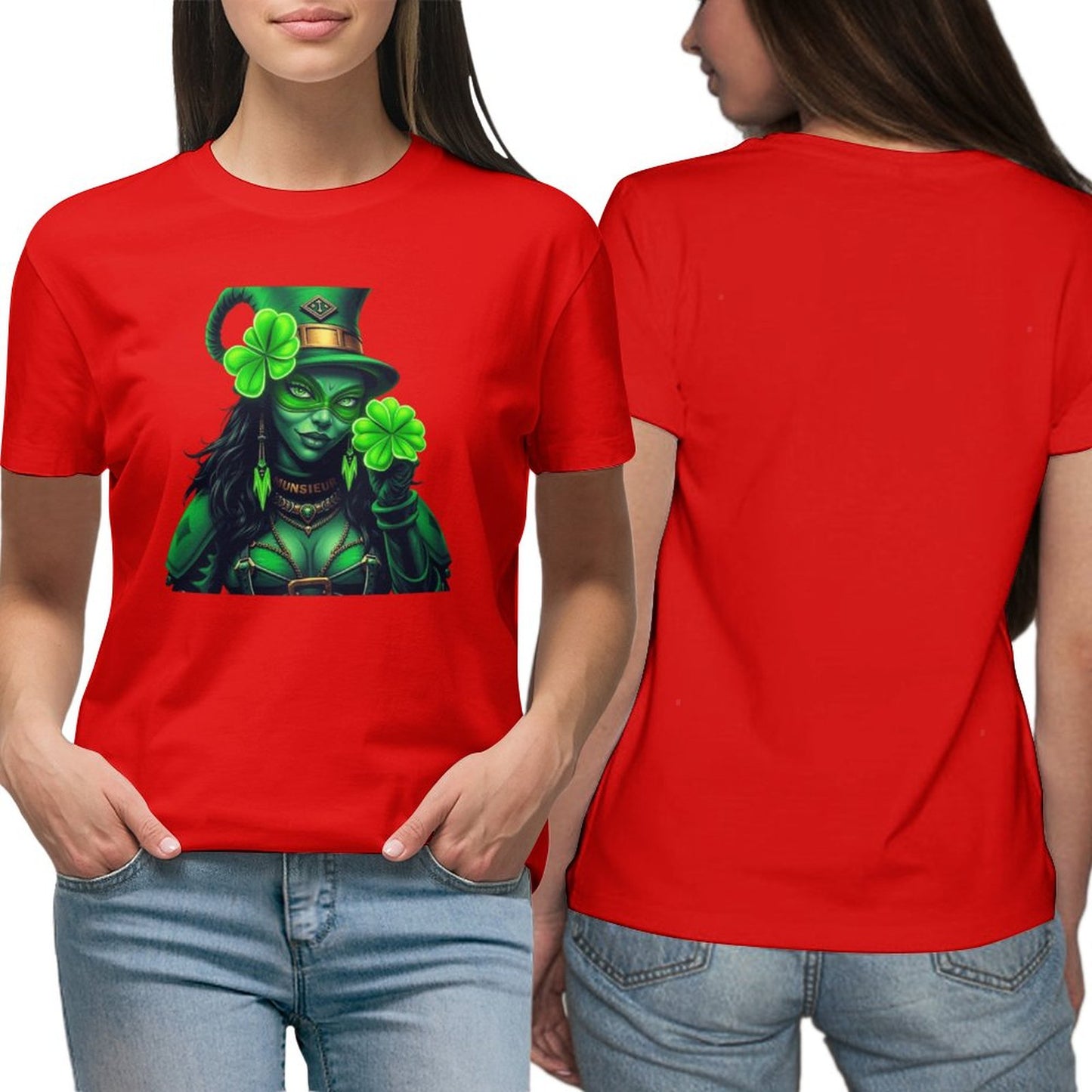 St. Patrick's Day Collection Leprechaun Mafia "Felicia" T-shirt
