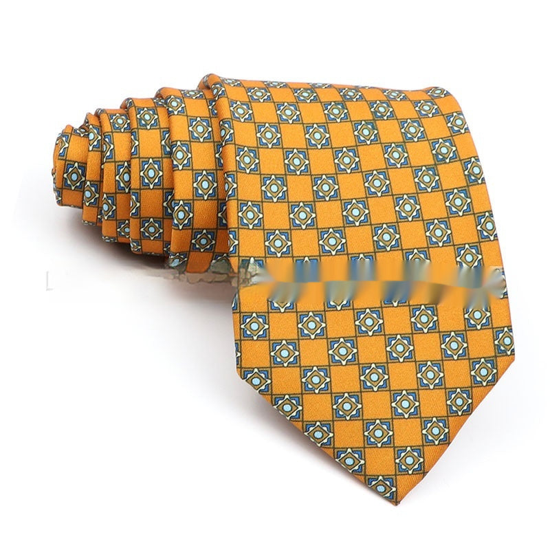 Business Polyester Men's Printed Workplace Tie - Munsieur