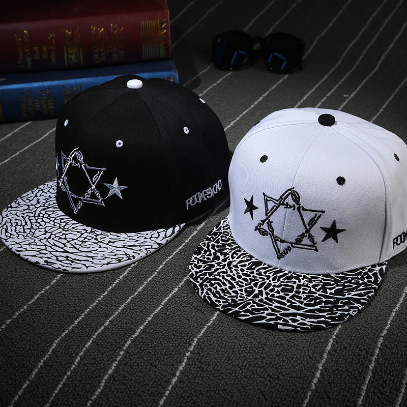 Cotton Star of David Hat Outdoor Casual Sun-proof