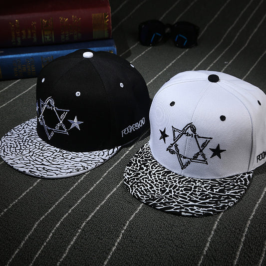 Cotton Star of David Hat Outdoor Casual Sun-proof
