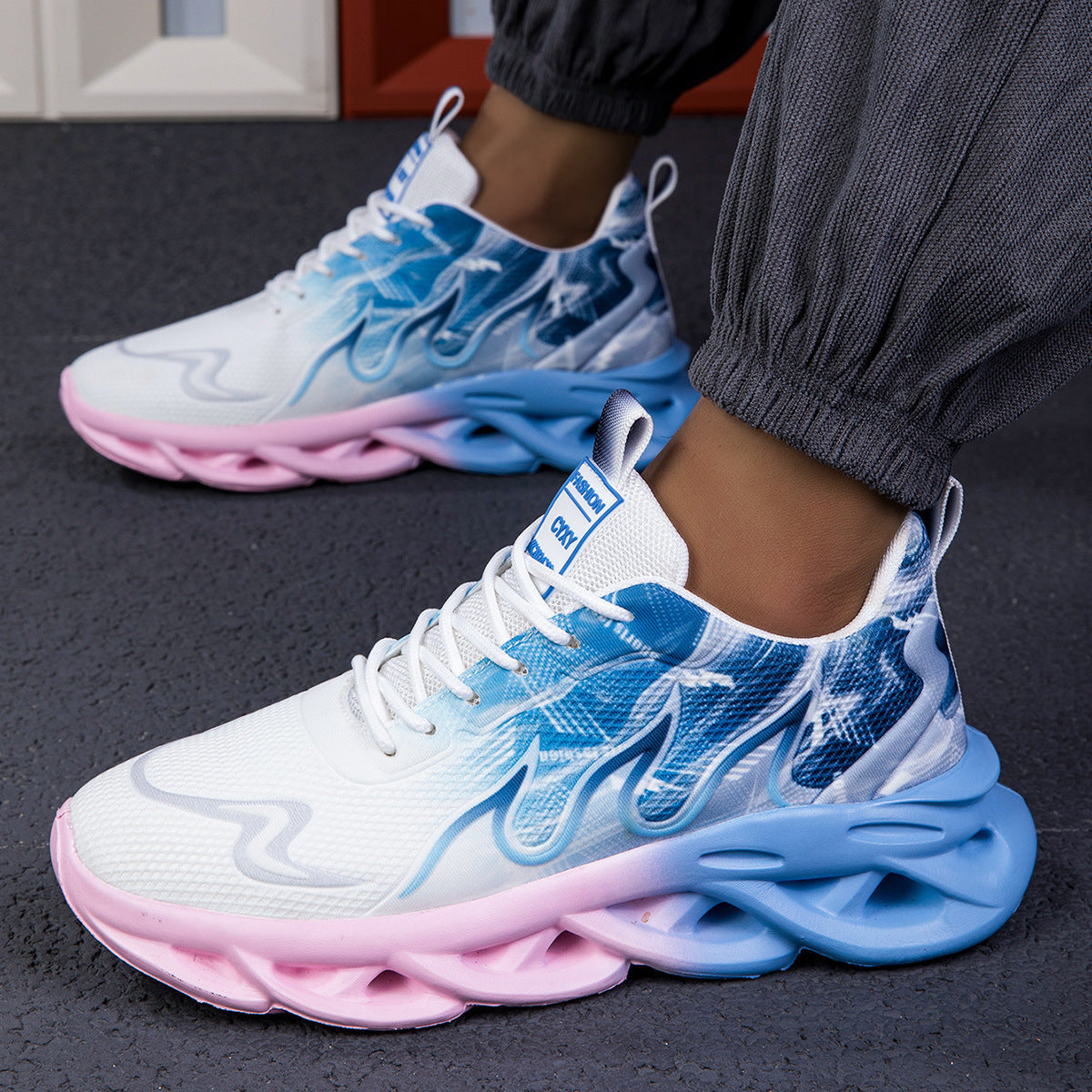 Women's Mesh Casual Cold Sticky Sneakers Low-cut Lightweight