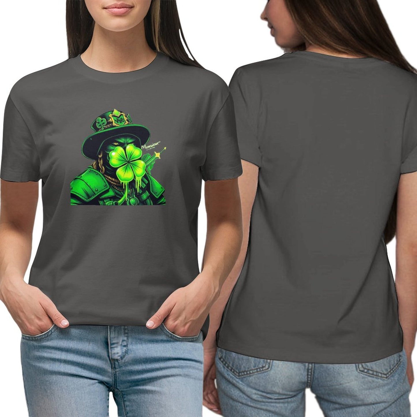 St. Patrick's Day Collection Women's Munsieur Clover Gang T-shirt