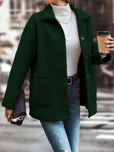 Women's Collared Button Up Jacket - Munsieur