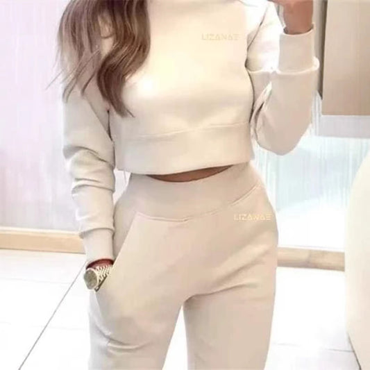 Women's Casual Turtle Solid Color 2pc. Long-sleeved Sweater Set - Munsieur
