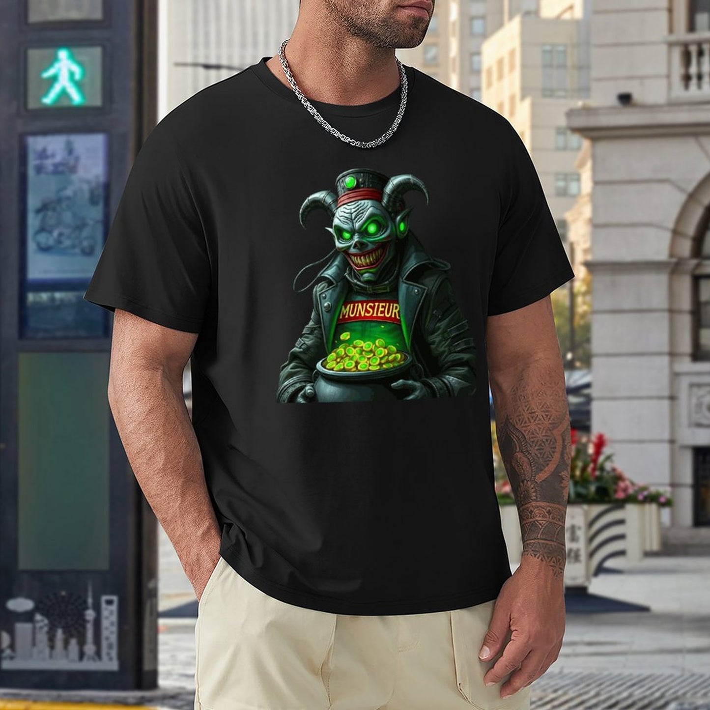 Munsieur St. Patrick's Day Collection Men – Celtic Runes & Irish Heritage Tee