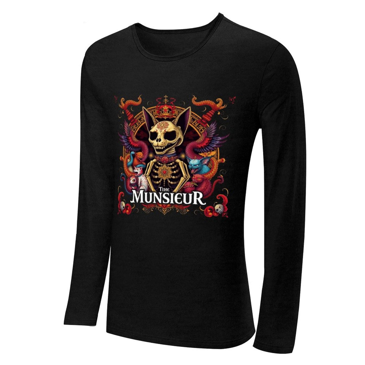 Munsieur Long Sleeve Tee for Men: Lightweight Feel with a Premium Look - Munsieur