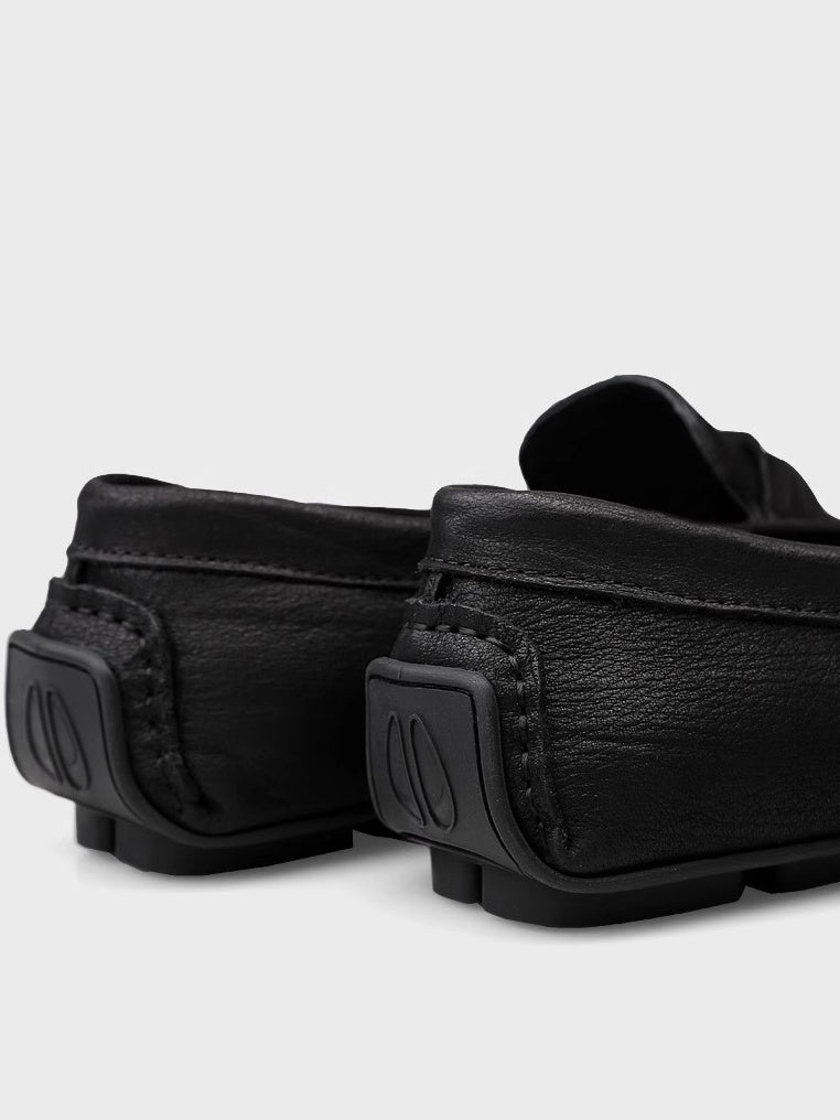 Men's Genuine Leather Loafer Peas Casual Shoes Men
