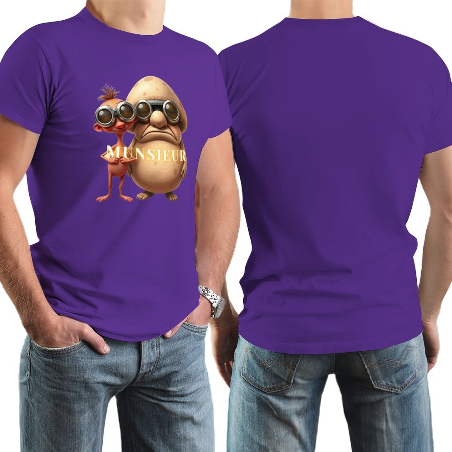 Munsieur Men's Tee "Stinky Pinky and Backdoor Bandit"