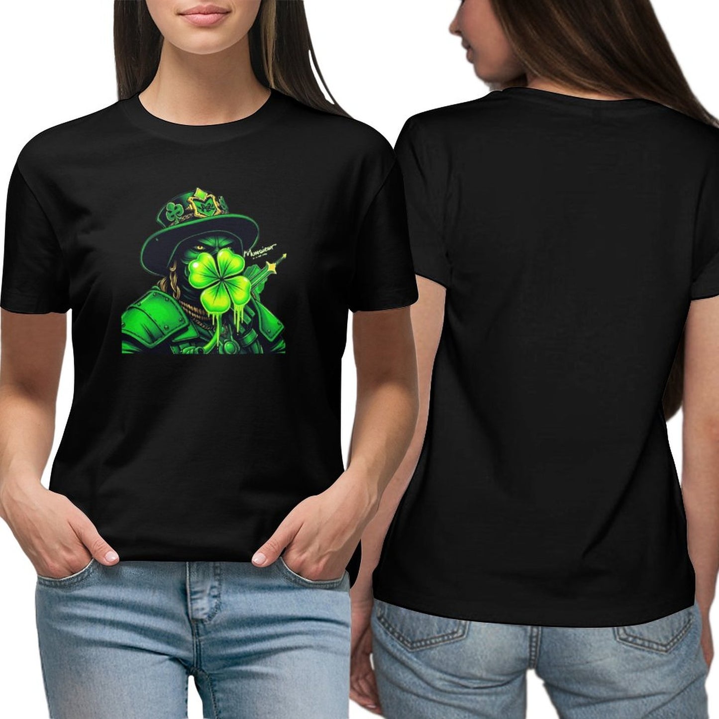 St. Patrick's Day Collection Women's Munsieur Clover Gang T-shirt