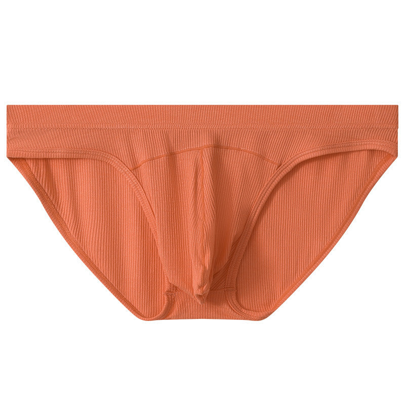 Men's Convex Low Waist Briefs Breathable Sexy Loose Underwear