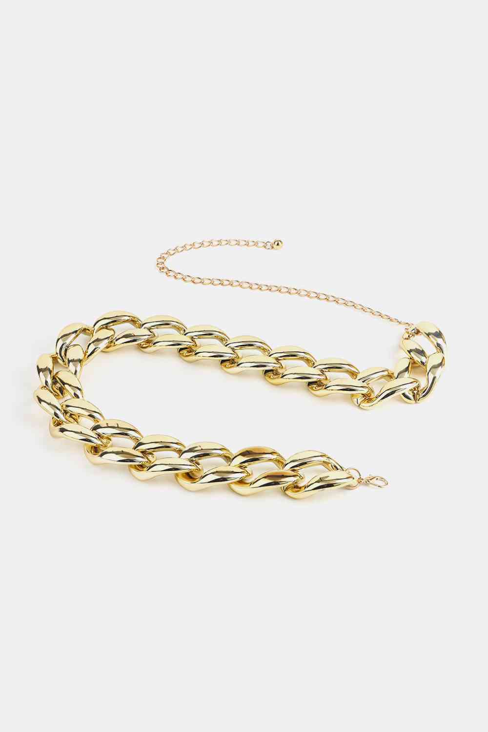 1.2" Width Acrylic Curb Chain Belt - Munsieur