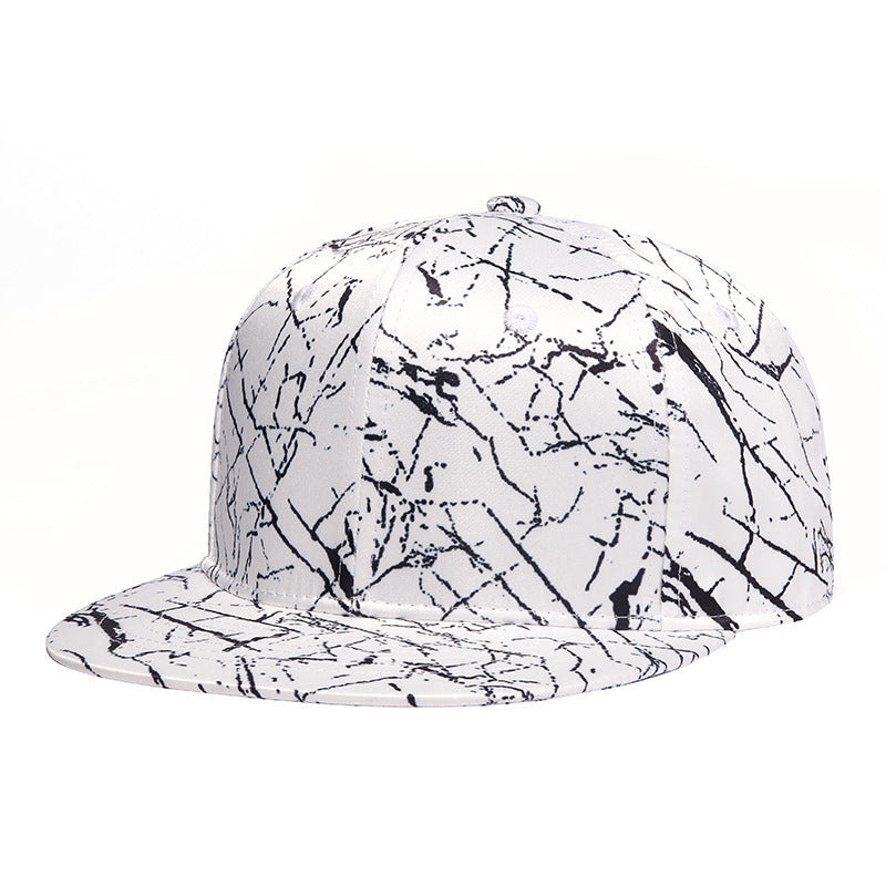 Hip-hop Hat Street Fashion Men And Women Lightning Pattern Sunshade Baseball