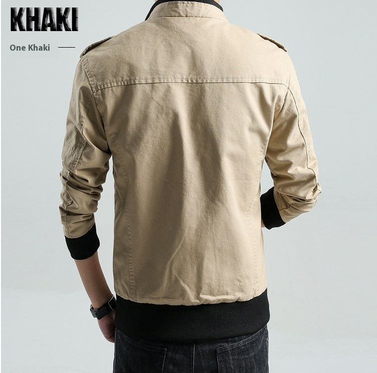 Men's Stand Collar Autumn And Winter Leisure Coat - Munsieur