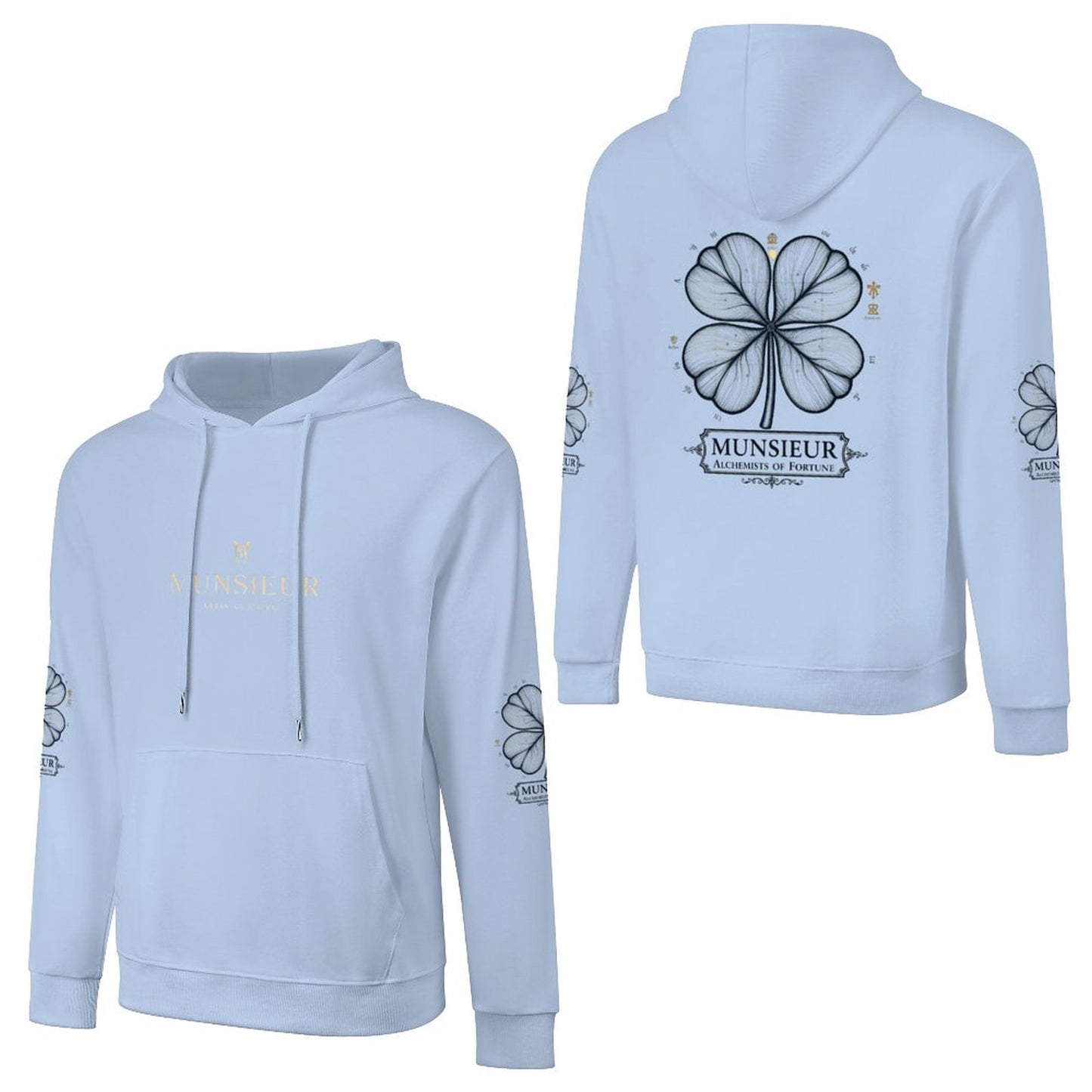 St. Patrick's Day Collection Cotton Men's Alchemist Hoodie with Pocket