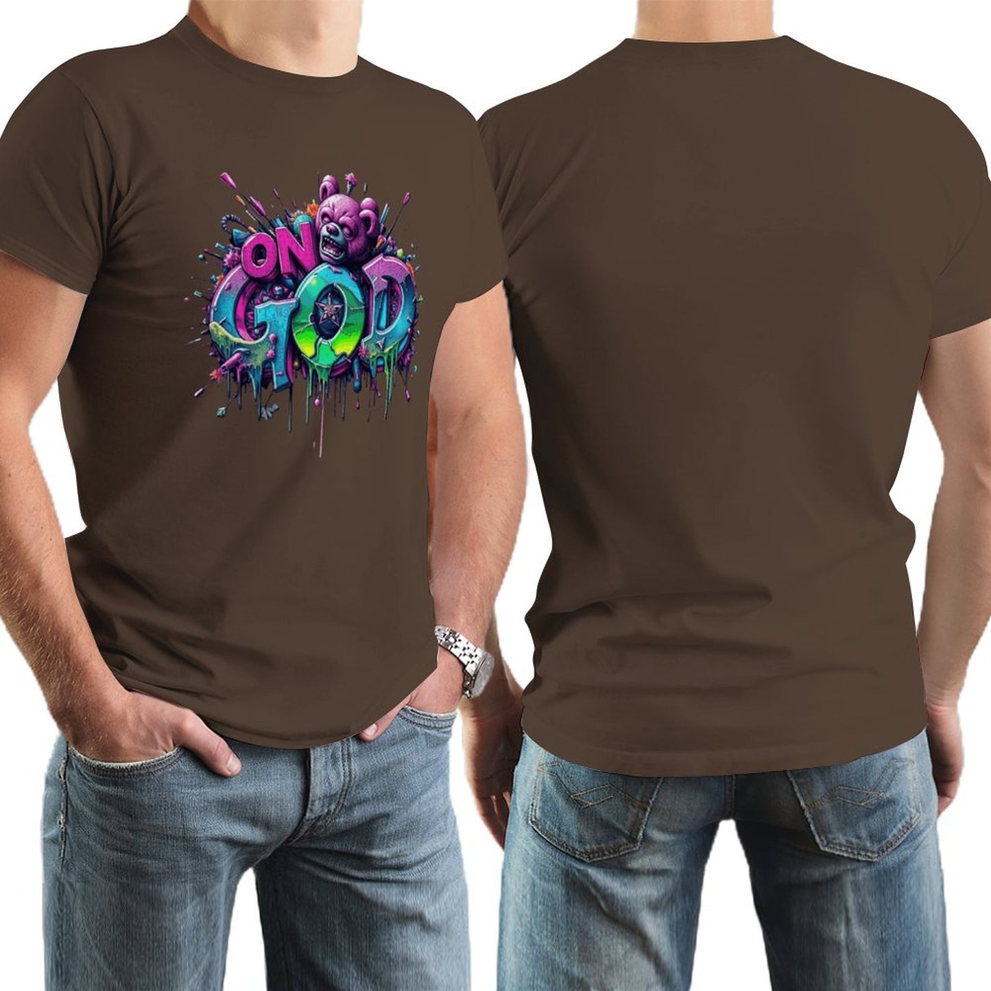 Men's Tee "On God" Streetwear Fashion Munsieur Men's Tee