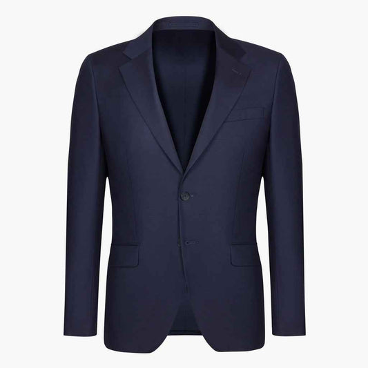 Munsieur Custom Ready-to-Wear Navy Blue Professional Suit Luxury slim fit