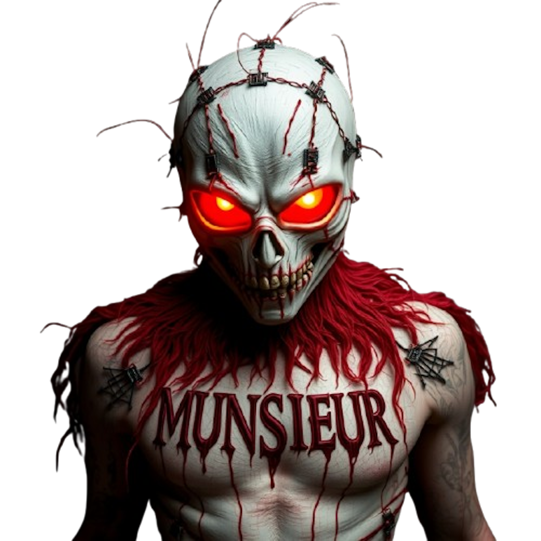 MUNSIEUR Halloween Designer Unisex Tee Gildan Cotton Fiber T-shirt
