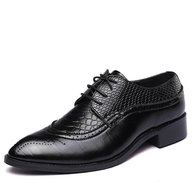 New Spring Men's Business Oxfords Leather Shoes