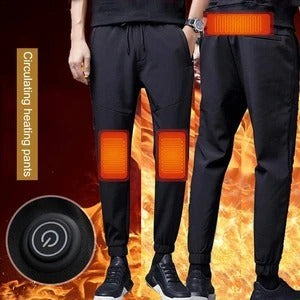 Men's USB Warm Heated Joggers Activewear Constant Temperature to Keep Warm