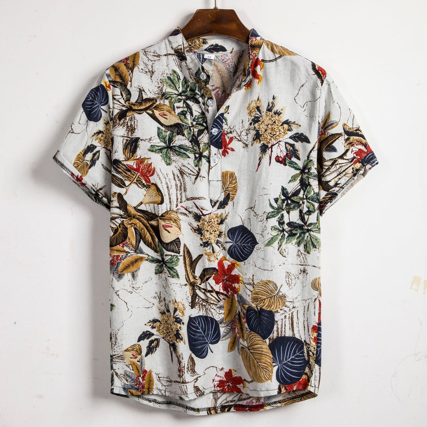 Casual floral beach short sleeve