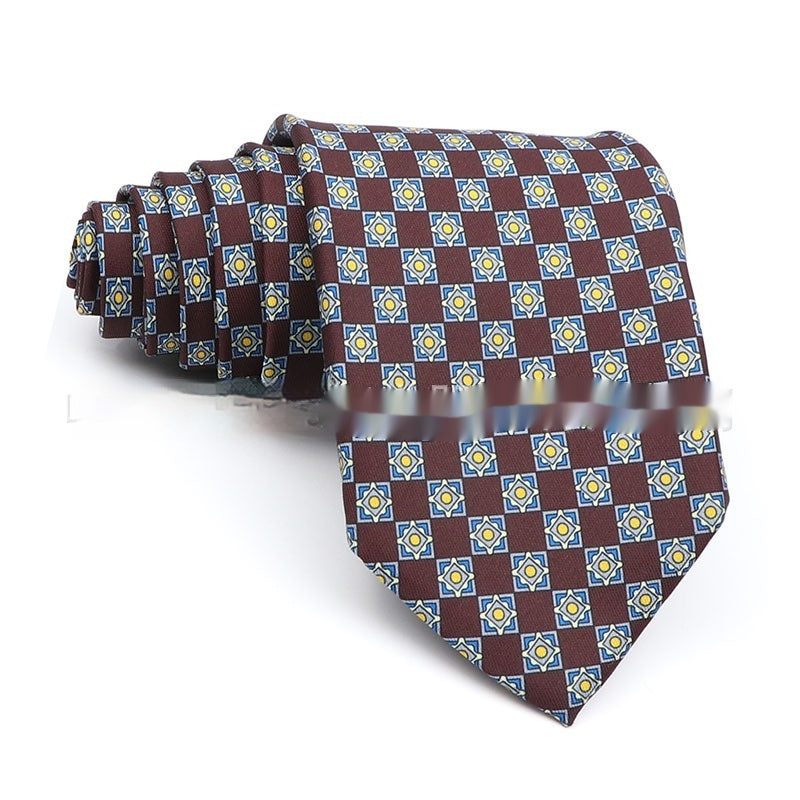 Business Polyester Men's Printed Workplace Tie - Munsieur