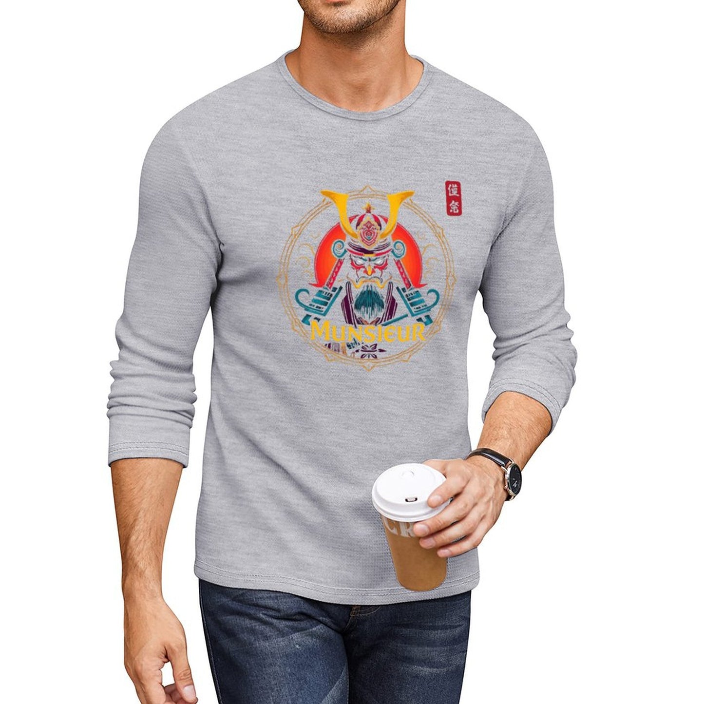 Munsieur Long Sleeve Tee for Men: The Must-Have Layering Essential - Munsieur