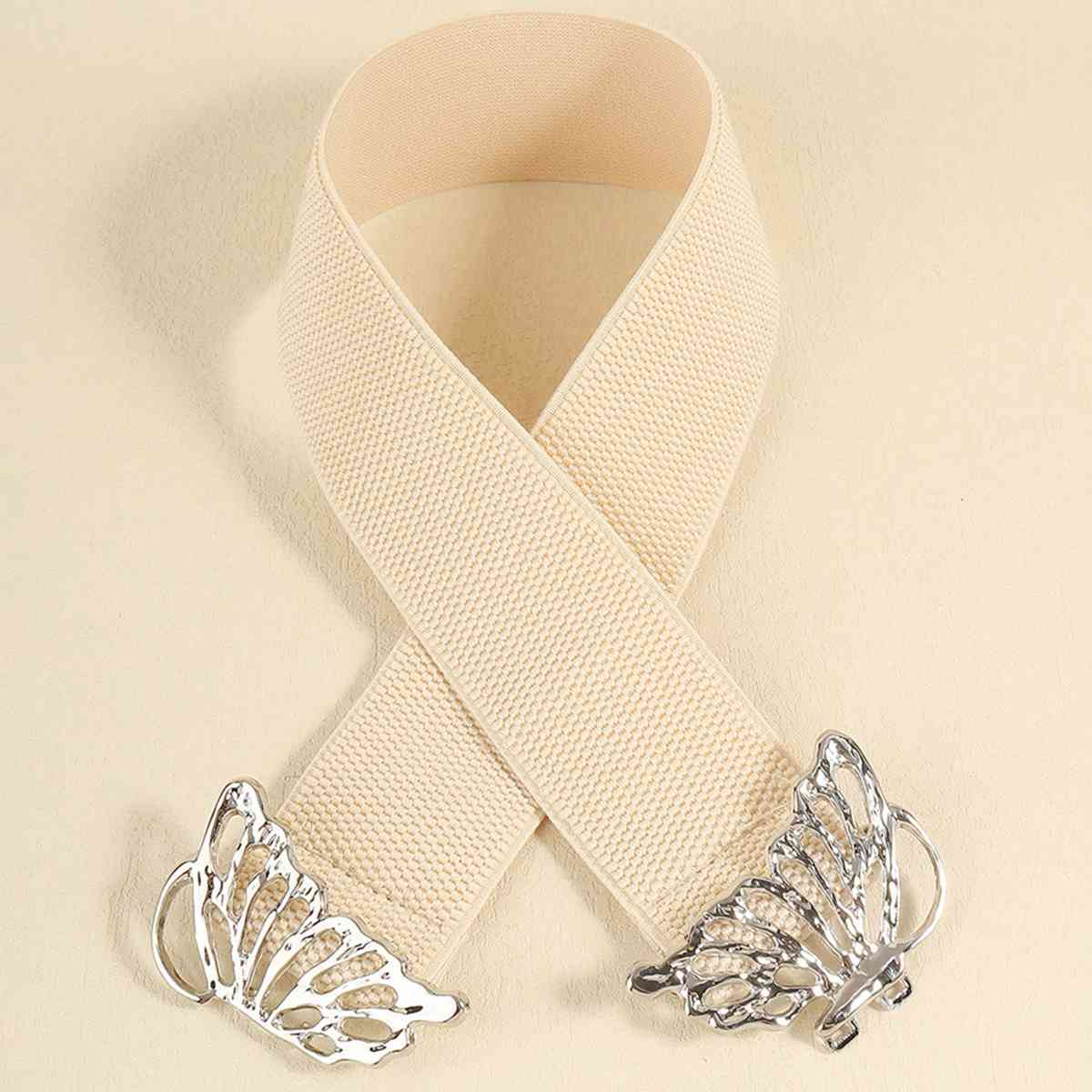 Butterfly Alloy Buckle Elastic Belt - Munsieur