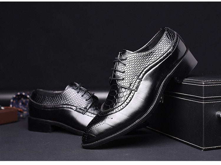 New Spring Men's Business Oxfords Leather Shoes