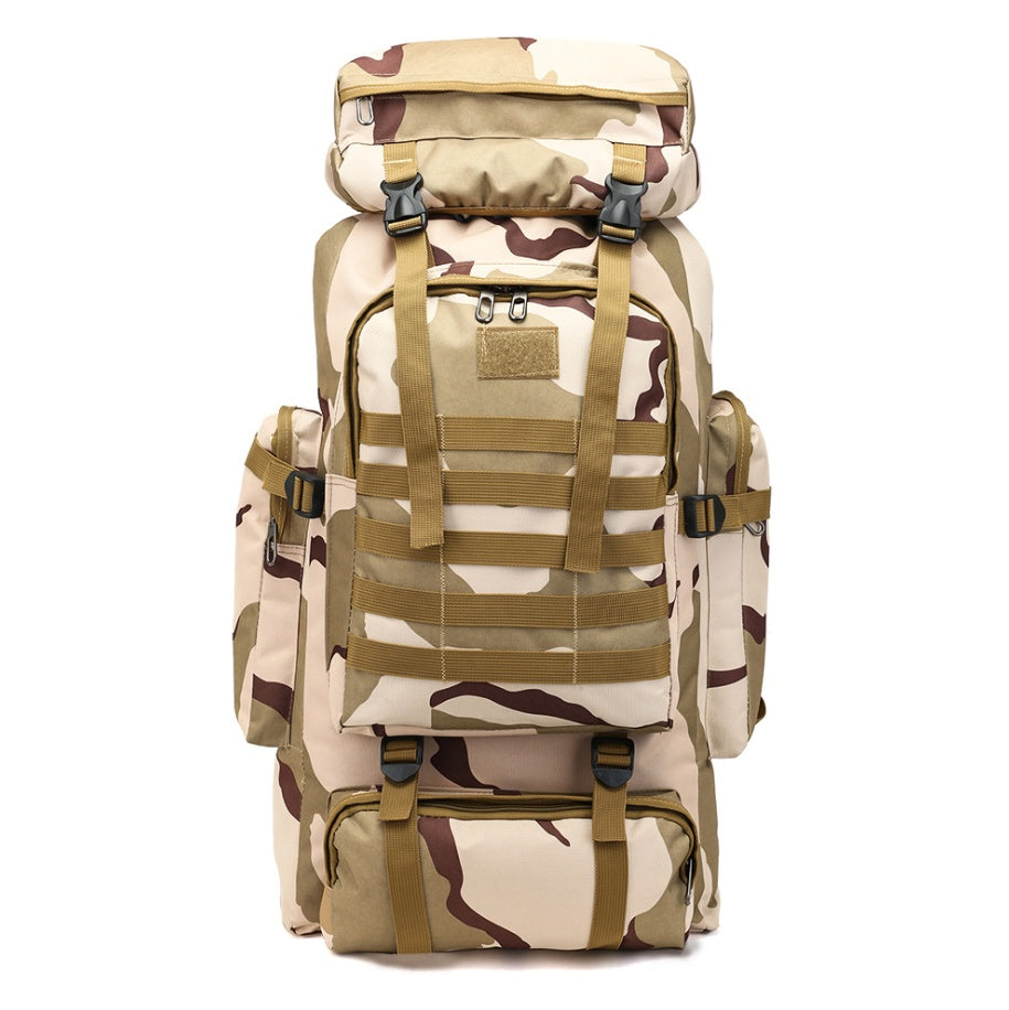 Camouflage backpack mountaineering
