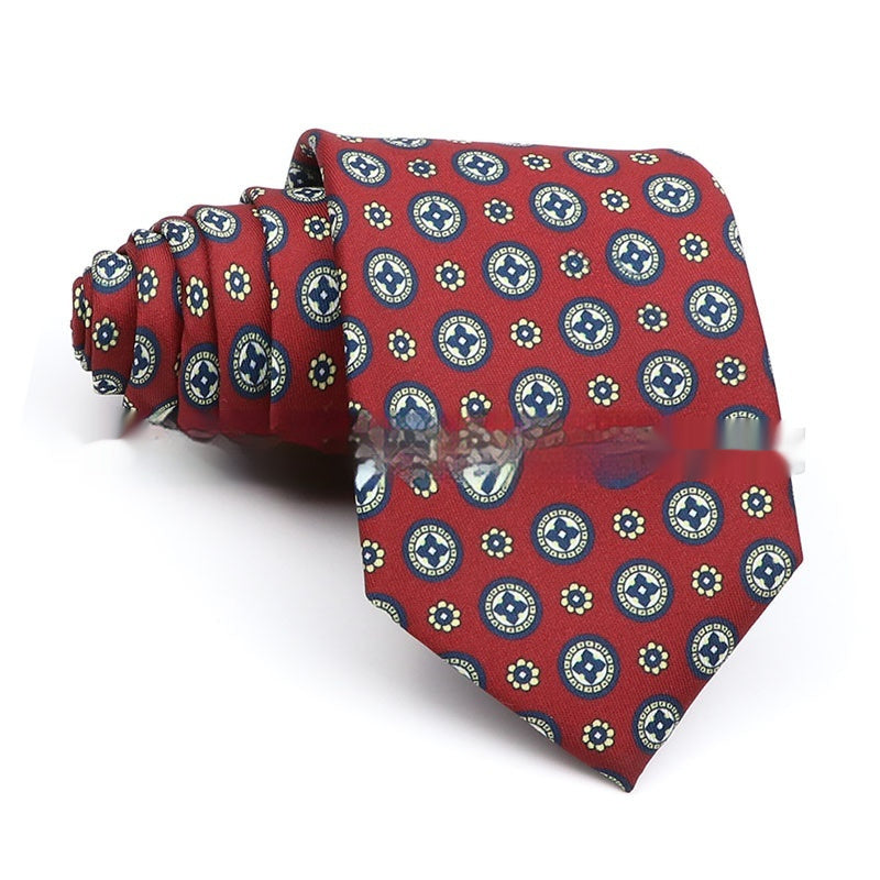 Business Polyester Men's Printed Workplace Tie - Munsieur