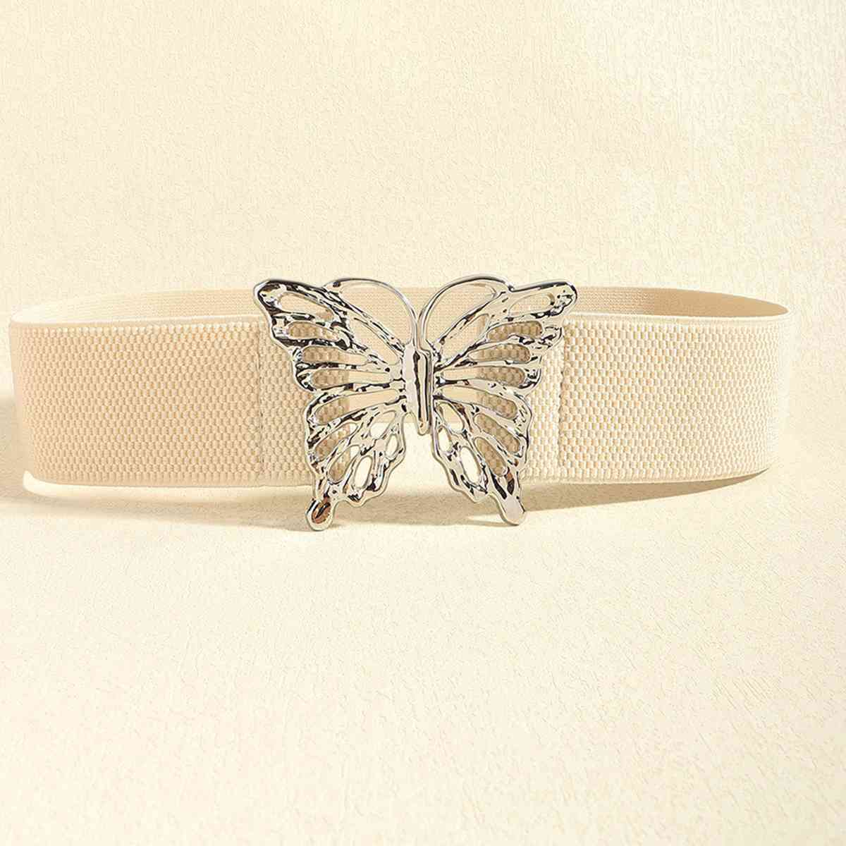 Butterfly Alloy Buckle Elastic Belt - Munsieur