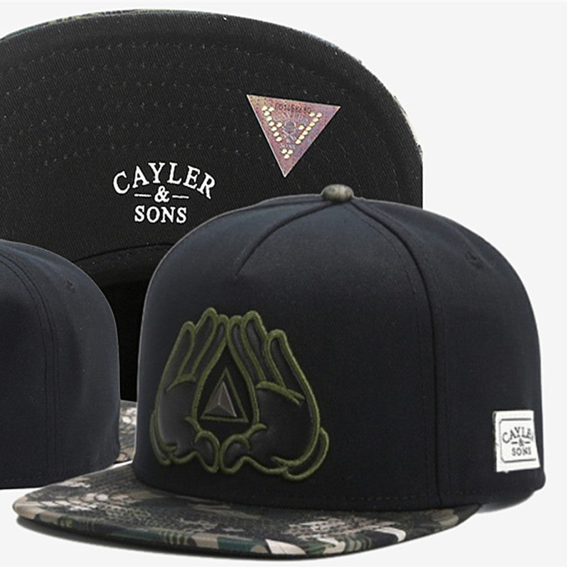 Gesture Embroidery Baseball American Hat Assorted
