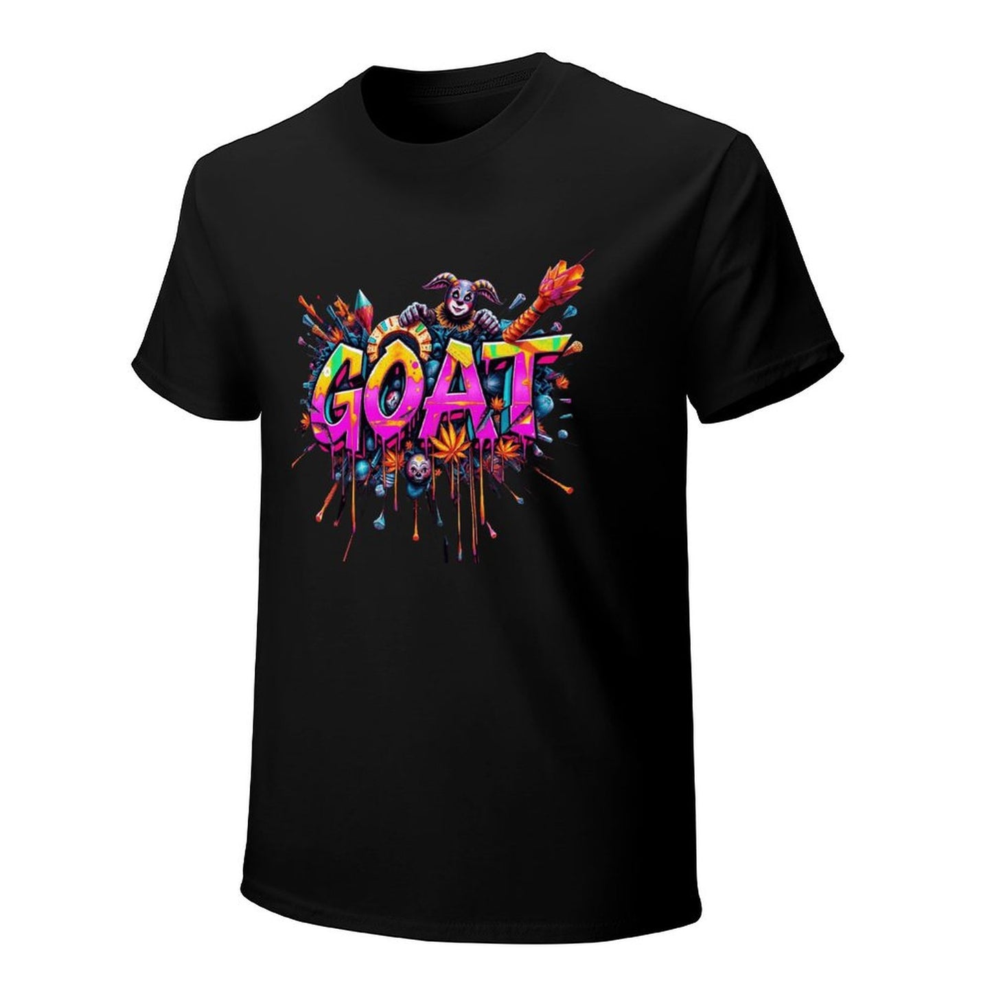 Munsieur New Skool Tee for Men – "GOAT" Elite Legacy Streetwear Tee