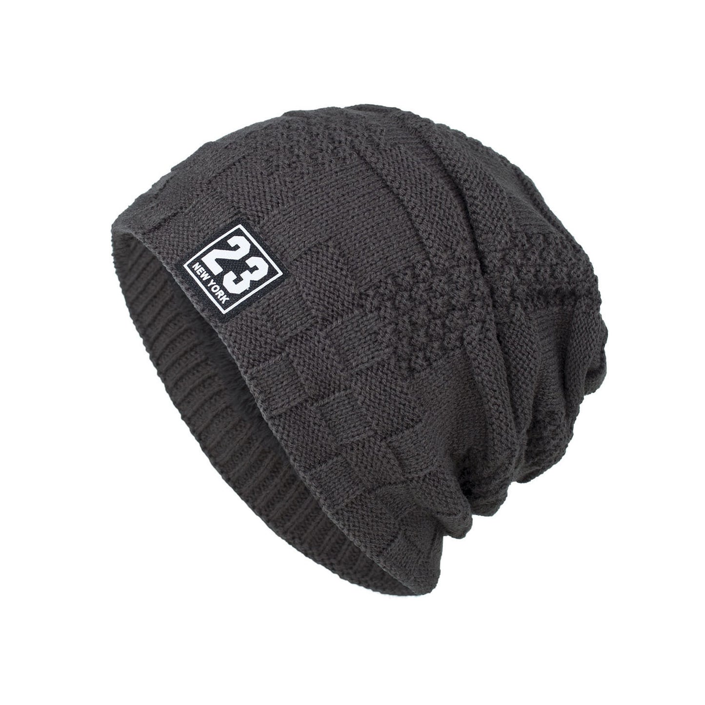 Women's Outdoor Warm Thickened Fleece Knitted Woolen Hat