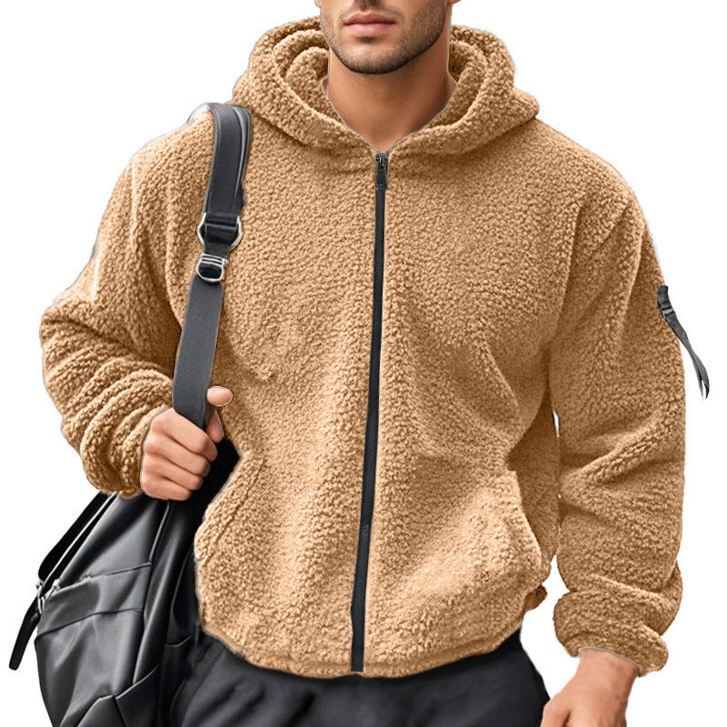American Men's Double-sided Loose Coat