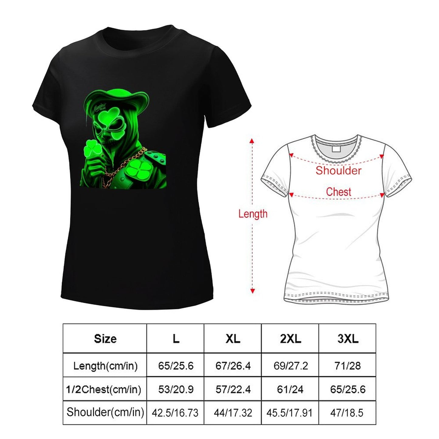 St. Patrick's Day Collection Women's Clover Gang Poet T-shirt