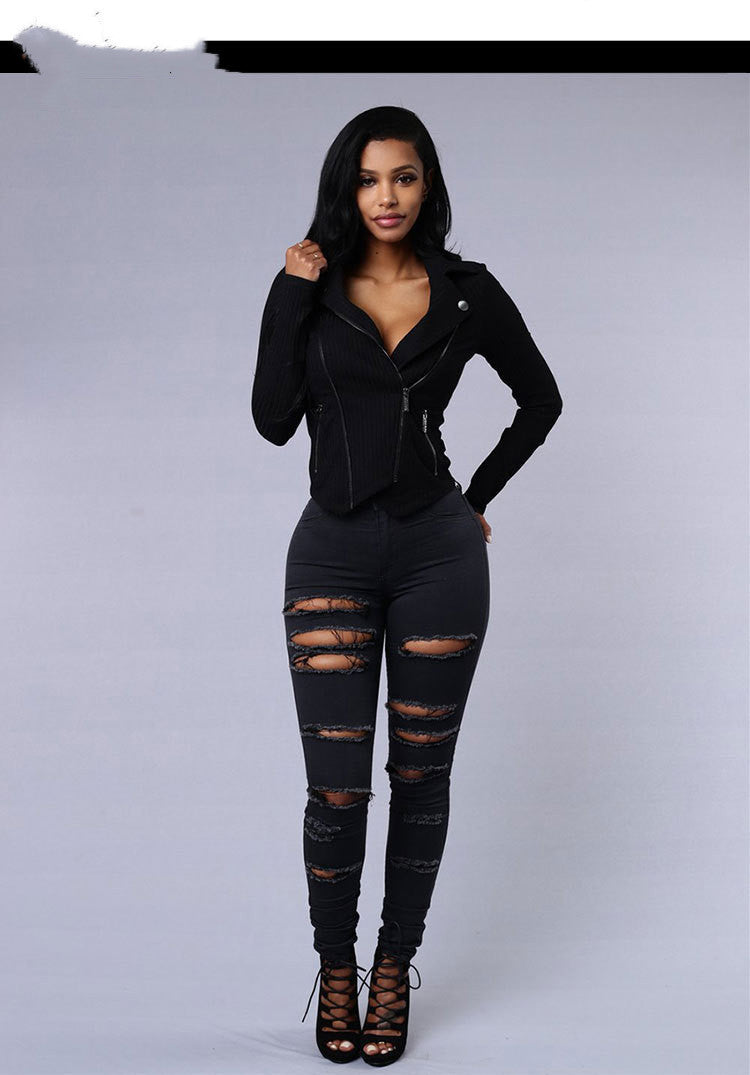 Women's Skinny Ripped Jeans