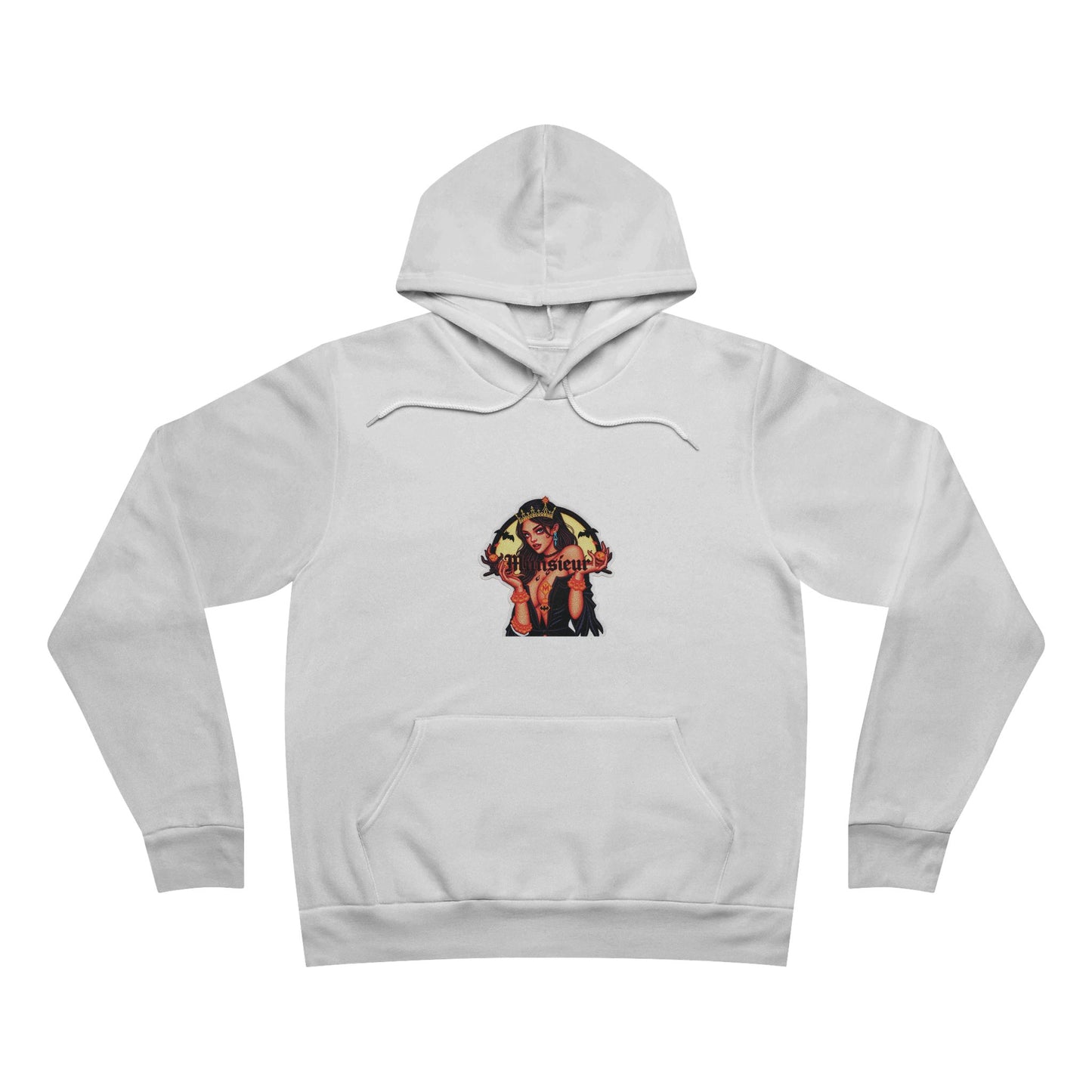 MUNSIEUR Tattooed Queen Pullover Halloween Hoodie Unisex Graphic Sweatshirt Streetwear Fashion Gift for Her Hipster Apparel Unique Design