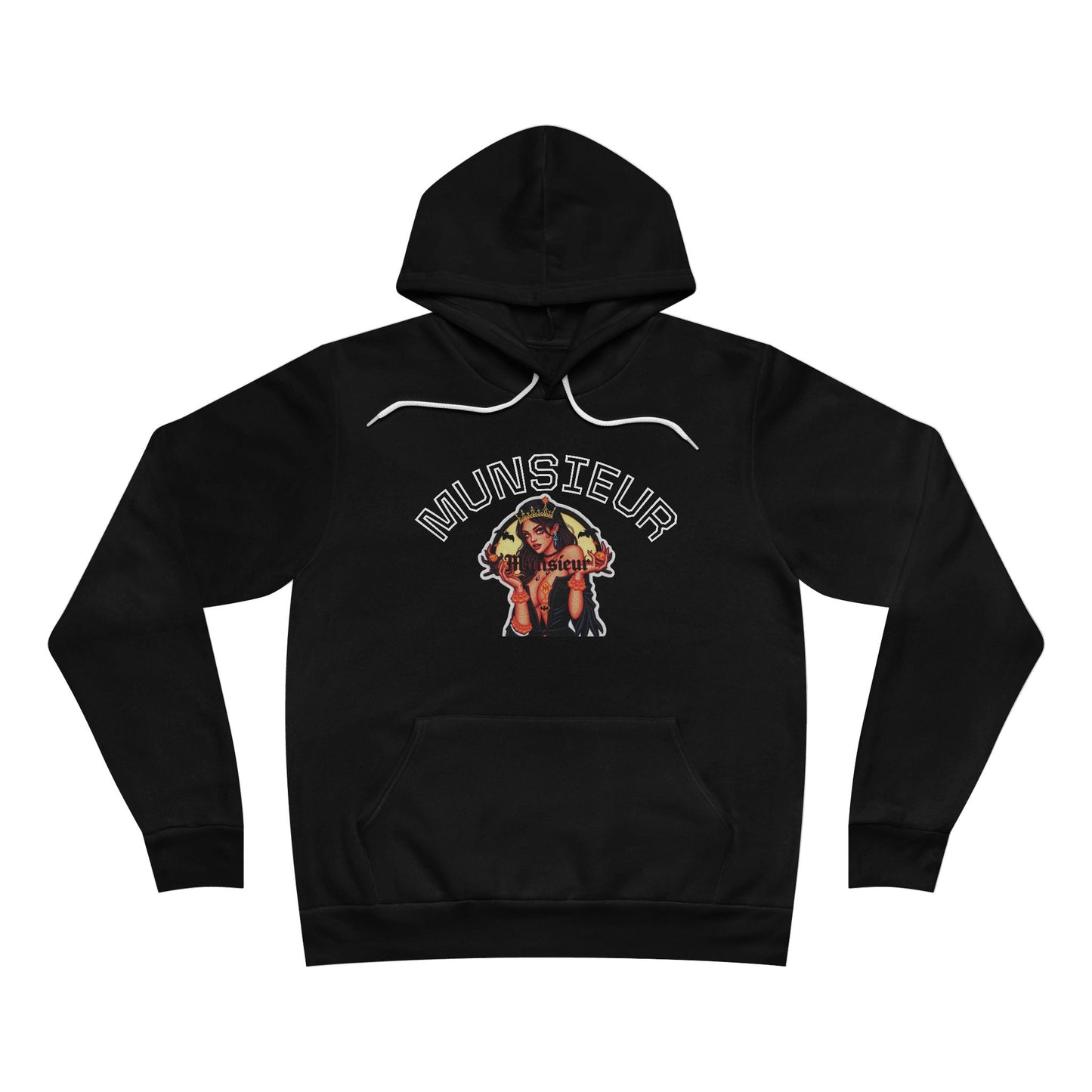 MUNSIEUR Tattooed Queen Pullover Halloween Hoodie Unisex Graphic Sweatshirt Streetwear Fashion Gift for Her Hipster Apparel Unique Design