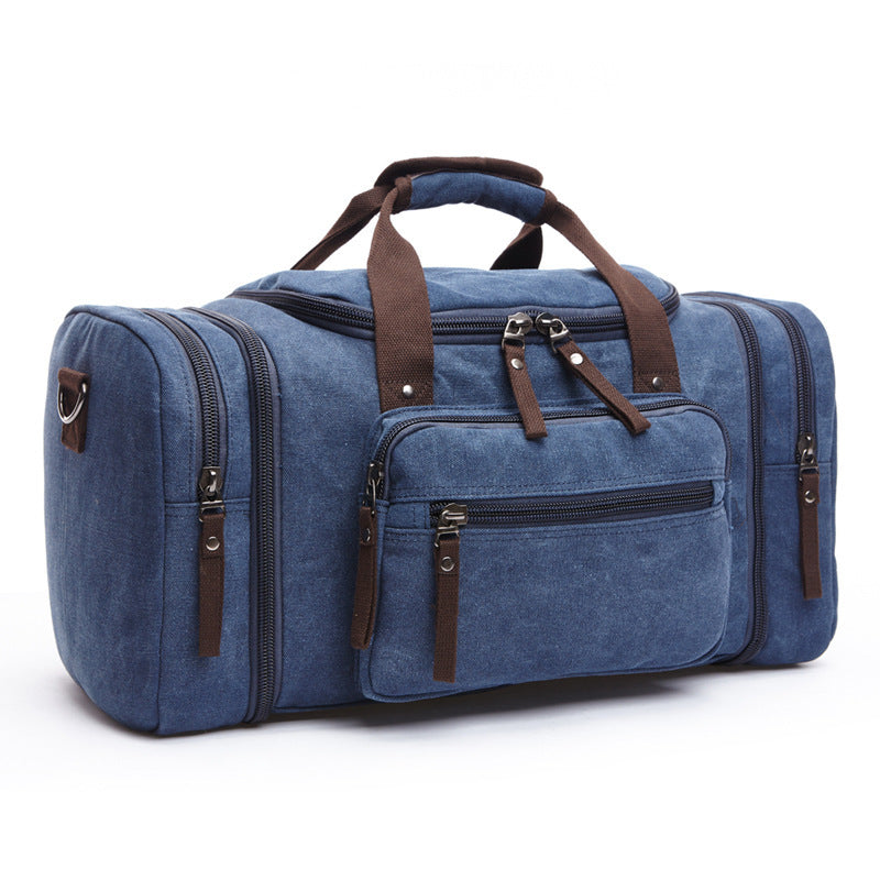 Fashion Outdoor Travel Bag Portable Canvas Messenger Duffel Bag Backpack