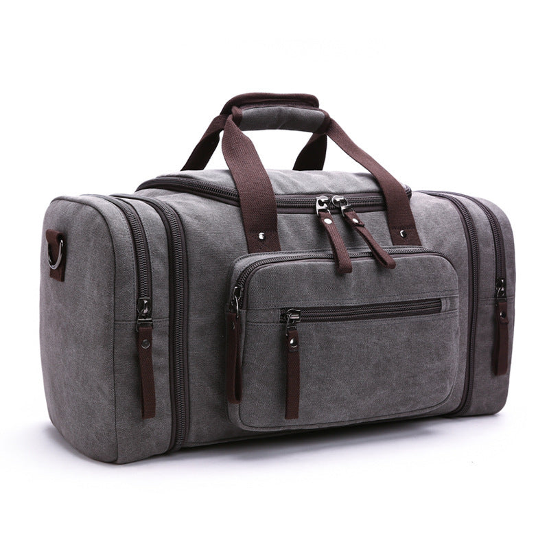 Fashion Outdoor Travel Bag Portable Canvas Messenger Duffel Bag Backpack
