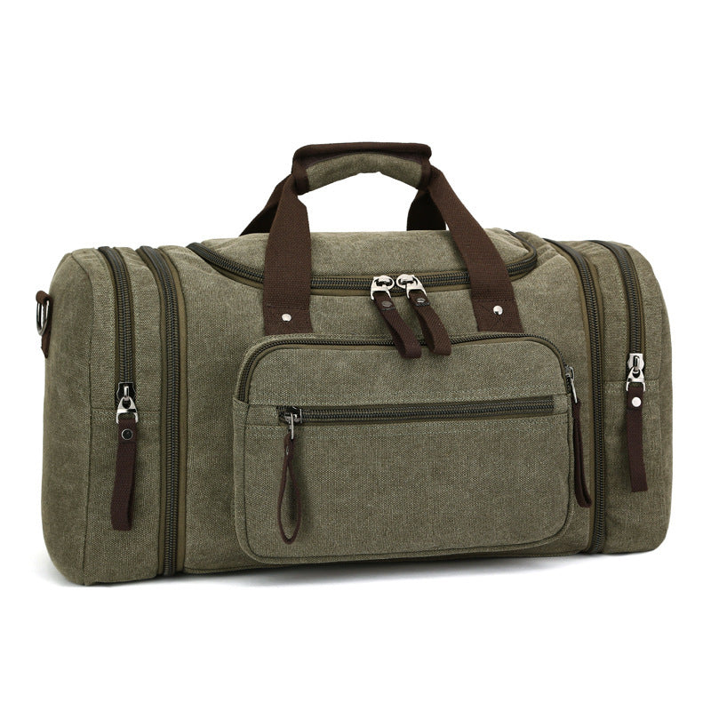 Fashion Outdoor Travel Bag Portable Canvas Messenger Duffel Bag Backpack