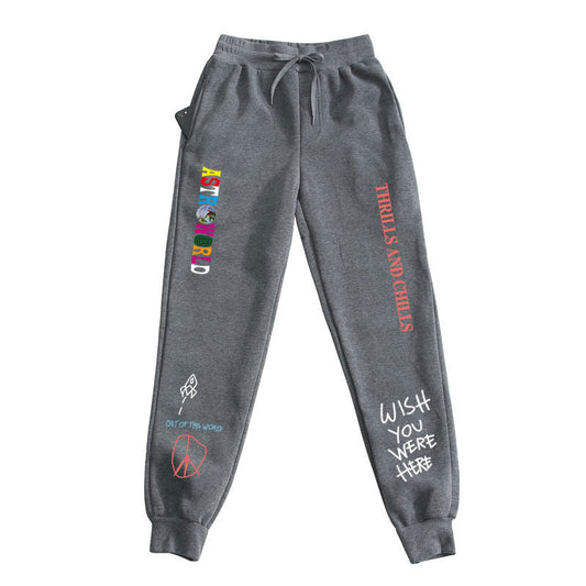 Graffiti Fleece Joggers - Munsieur
