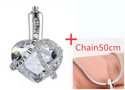 Always in My Heart Perfume Bottle w Pendant