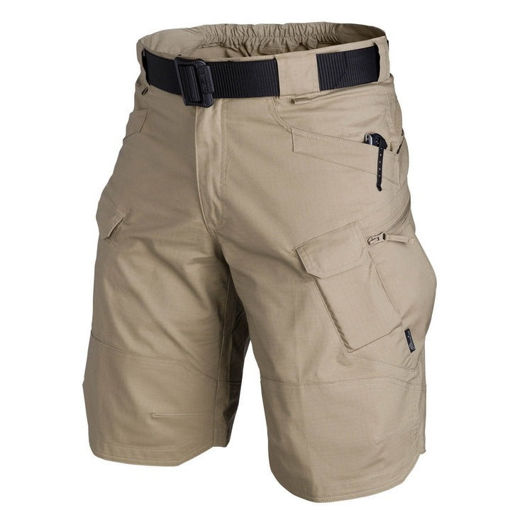 Men's City Tactical Casual Shorts Workwear Plaid Fabric Waterproof Free Shipping