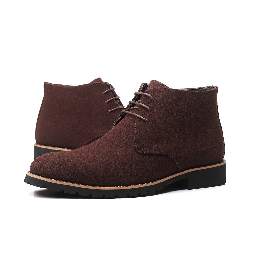 Casual Men's Leather Striders Large Size