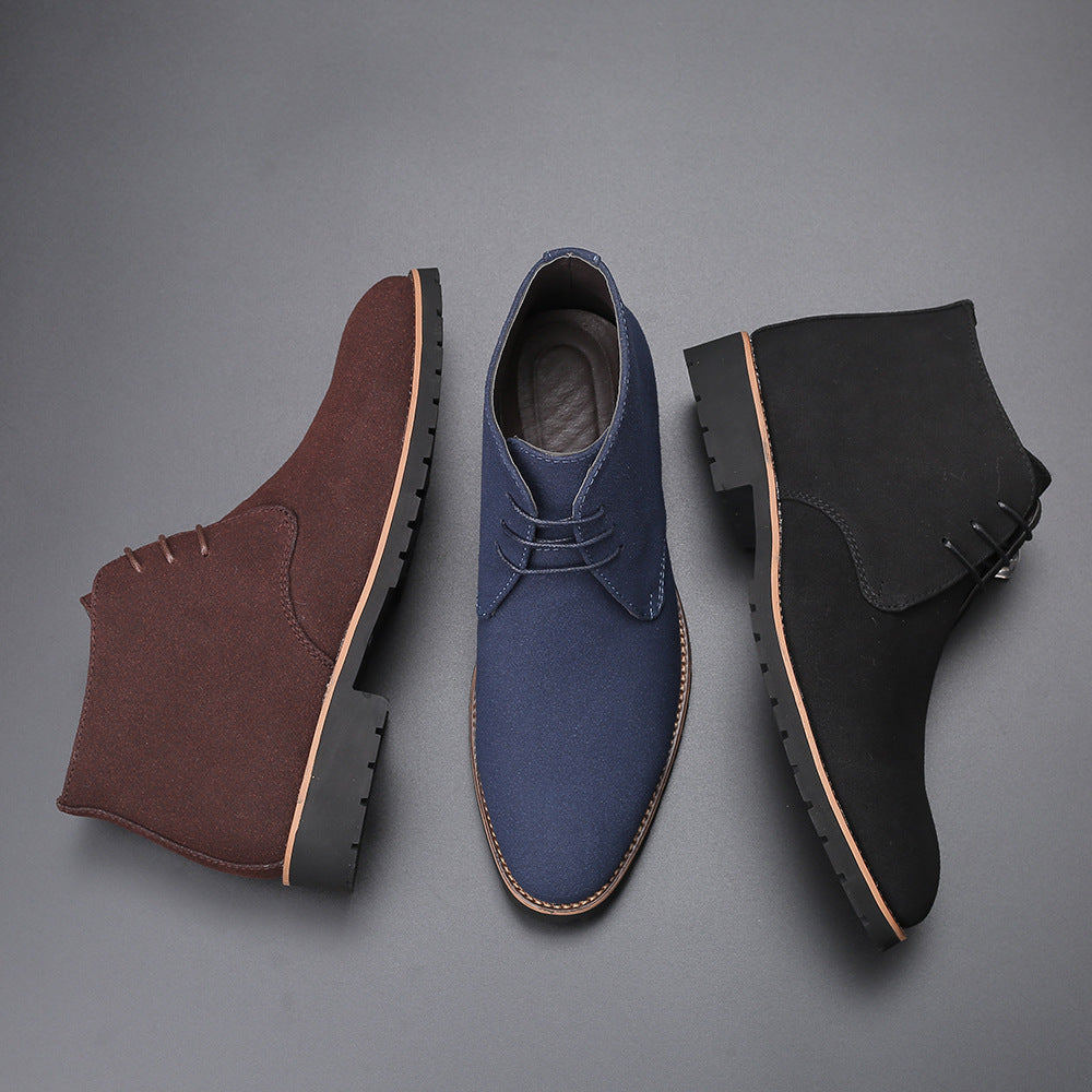 Casual Men's Leather Striders Large Size